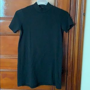 Mock-neck Knit Dress